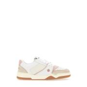 Logo Sneaker met Rubberen Zool Dsquared2 , Beige , Dames