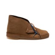 Platte Suède Woestijnlaarzen Clarks , Brown , Heren