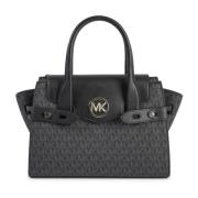 Zwarte Multi Flap Handtas Michael Kors , Black , Dames