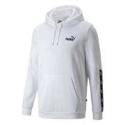 Ess+ Tape Hoodie Puma , White , Heren