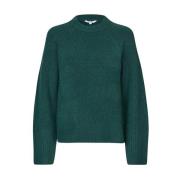 Groene Knitty Gebreide Trui mbyM , Green , Dames