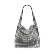 Hobo Schoudertas met Enkele Handgreep Paco Rabanne , Gray , Dames