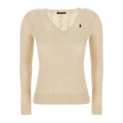 Witte Truien voor Mannen Polo Ralph Lauren , White , Dames