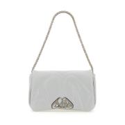 Leren Seal Schoudertas Alexander McQueen , Gray , Dames