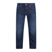 Slim Blauwe Jeans voor Mannen Tommy Hilfiger , Blue , Heren