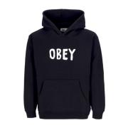 Premium Hoodie met Capuchon van Fleece Zwart Heren Hoodie Obey , Black...