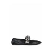 Zwarte Ballet Platte Schoenen Elegant Ontwerp Jeffrey Campbell , Black...