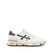 Witte Platte Schoenen Mick Premiata , White , Heren