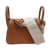 Pre-owned Leather shoulder-bags Hermès Vintage , Brown , Dames