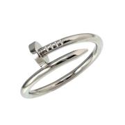 Pre-owned White Gold rings Cartier Vintage , Gray , Heren