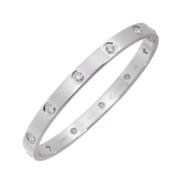 Pre-owned White Gold bracelets Cartier Vintage , Gray , Dames