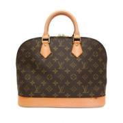 Pre-owned Fabric louis-vuitton-bags Louis Vuitton Vintage , Brown , Da...