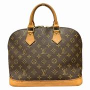 Pre-owned Canvas handbags Louis Vuitton Vintage , Brown , Dames