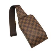 Pre-owned Canvas louis-vuitton-bags Louis Vuitton Vintage , Brown , Da...