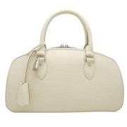 Pre-owned Leather louis-vuitton-bags Louis Vuitton Vintage , White , D...