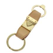 Pre-owned Leather key-holders Louis Vuitton Vintage , Beige , Dames