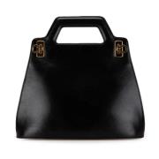 Pre-owned Leather handbags Salvatore Ferragamo Pre-owned , Black , Dam...