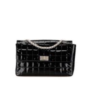 Pre-owned Leather chanel-bags Chanel Vintage , Black , Dames