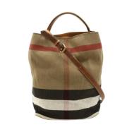 Pre-owned Canvas handbags Burberry Vintage , Multicolor , Dames