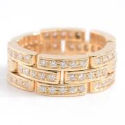 Pre-owned Metal rings Cartier Vintage , Yellow , Heren