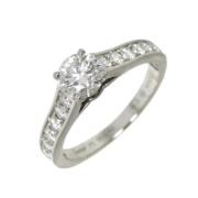 Pre-owned Platinum rings Cartier Vintage , Gray , Dames