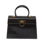 Pre-owned Leather handbags Salvatore Ferragamo Pre-owned , Brown , Dam...