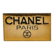 Pre-owned Fabric chanel-jewelry Chanel Vintage , Yellow , Dames