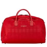 Pre-owned Fabric handbags Burberry Vintage , Red , Dames