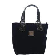 Pre-owned Canvas totes Burberry Vintage , Black , Dames