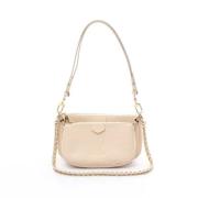 Pre-owned Leather louis-vuitton-bags Louis Vuitton Vintage , Beige , D...