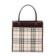 Pre-owned Canvas totes Burberry Vintage , Beige , Dames