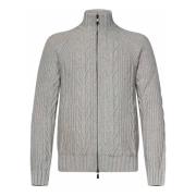 Grijze Cashmere Wol Bomberjack Malo , Gray , Heren