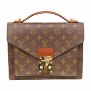 Pre-owned Leather louis-vuitton-bags Louis Vuitton Vintage , Brown , D...