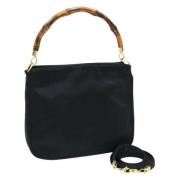 Pre-owned Silk gucci-bags Gucci Vintage , Black , Dames