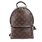 Pre-owned Leather backpacks Louis Vuitton Vintage , Brown , Dames