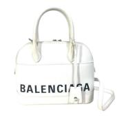 Pre-owned Leather balenciaga-bags Balenciaga Vintage , White , Dames