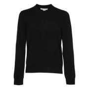 Zwarte Gebreide Ronde Hals Pullover Sweater Comme des Garçons , Black ...