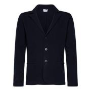 Blauwe Gebreide Blazer Stijl Vest Boglioli , Blue , Heren