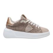 Chenille Sneakers Taupe Aw24 Philippe Model , Multicolor , Dames