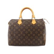 Pre-owned Fabric louis-vuitton-bags Louis Vuitton Vintage , Brown , Da...