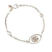 Pre-owned Silver bracelets Gucci Vintage , Gray , Dames