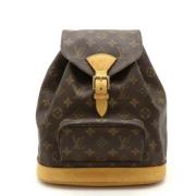 Pre-owned Canvas backpacks Louis Vuitton Vintage , Brown , Dames