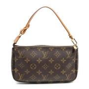 Pre-owned Canvas handbags Louis Vuitton Vintage , Brown , Dames