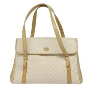 Pre-owned Leather gucci-bags Gucci Vintage , White , Dames