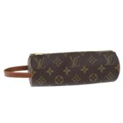 Pre-owned Canvas clutches Louis Vuitton Vintage , Brown , Dames