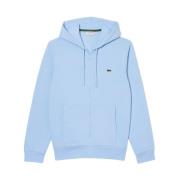 Heren ZIP Hoodie in Hemelsblauw, Groen, Roze of Kameel Lacoste , Blue ...