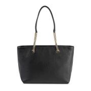 Zwarte Leren Ketting Tote Tas Michael Kors , Black , Dames