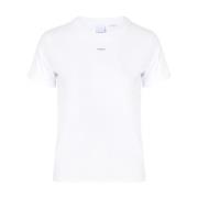 Wit T-shirt Basito model Pinko , White , Dames