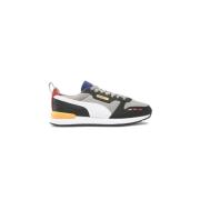 Textiel Sneakers - Zwart Patched Logo Puma , Multicolor , Heren