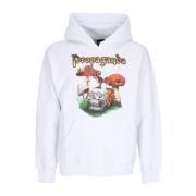 Witte hoodie met kangoeroezak Propaganda , White , Heren